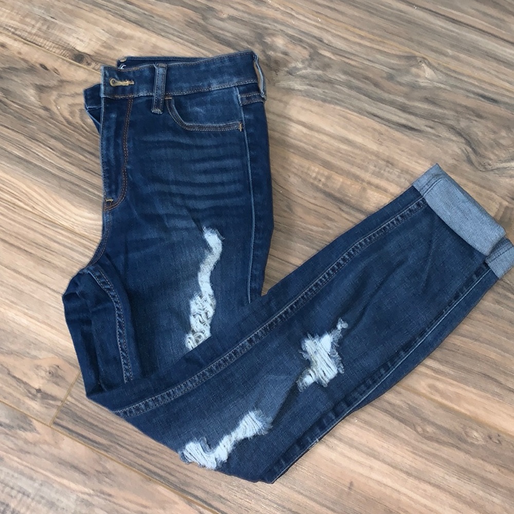 hollister distressed jeans